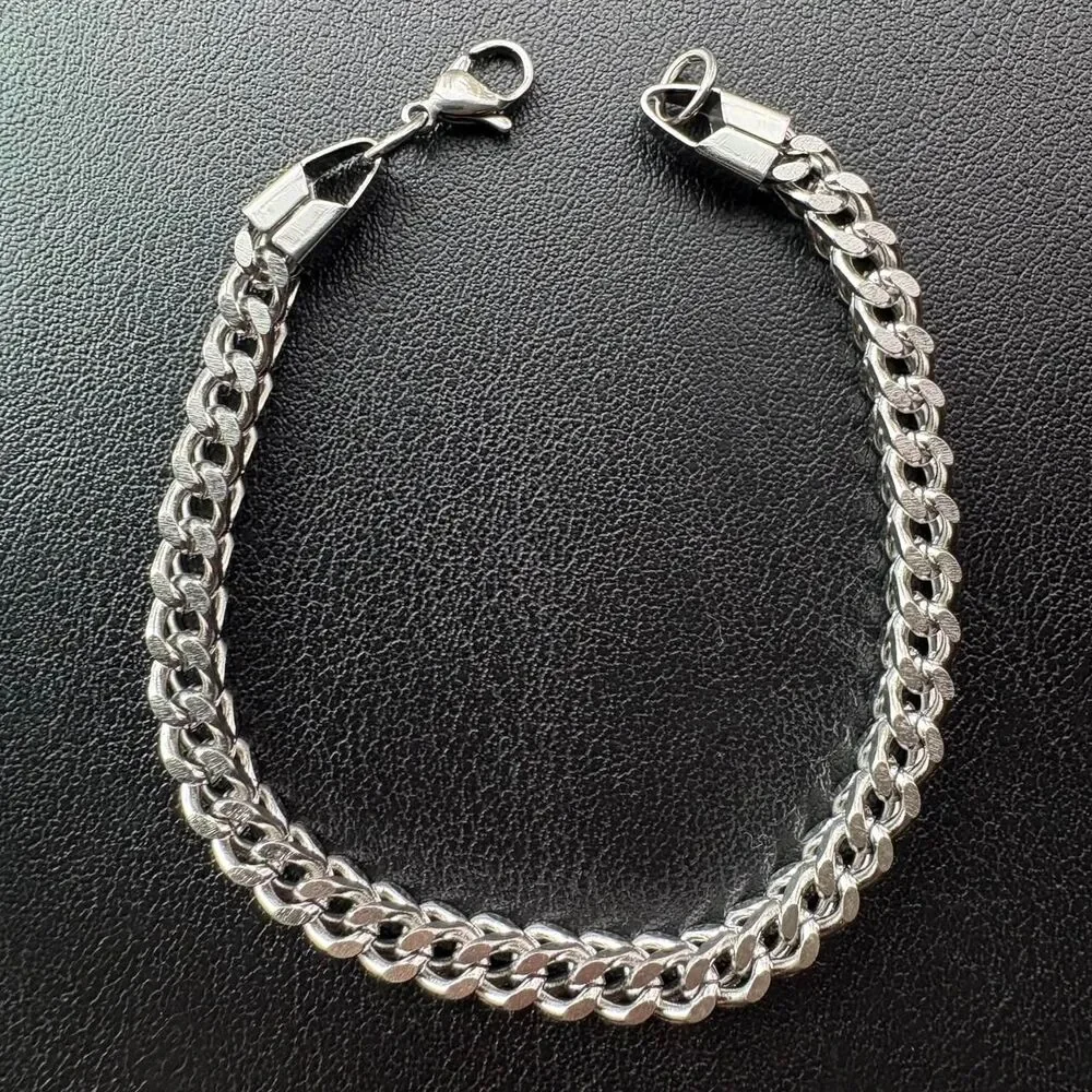 Unbranded Men's Silver and Grey Jewellery
